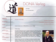 Tablet Screenshot of dona-verlag.de